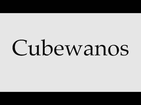 How to Pronounce Cubewanos