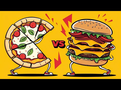 Pizza vs. Burger: The Ultimate Food Showdown!
