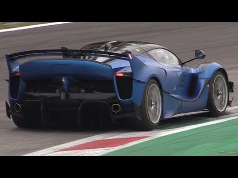 Ferrari FXXK EVO First Time at Monza Circuit-V12 Pure Sound at Finali Mondiali