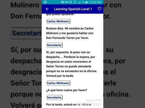 Learn Spanish Conversation Video