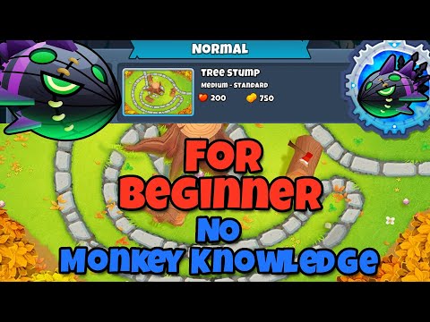 Lych Normal Tutorial || No Monkey Knowledge + Achievement || Tree Stump BTD6