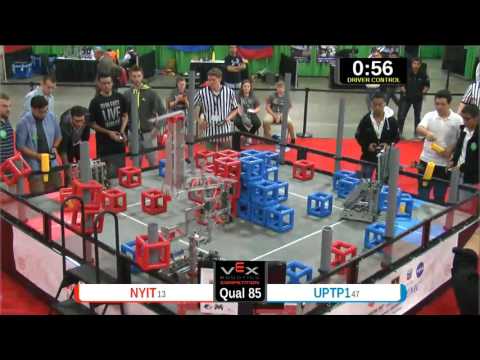 2015 VEXU Q85 - NYIT vs UPTP1 - 32 to 2-Division Div-VEX U-VEX Worlds 2015