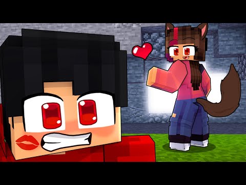 Meu PRIMEIRO BEIJO foi de uma LOBA ALFA no Minecraft