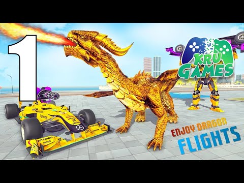 Dragon Robot Car Game – Robot transforming games Gameplay Walkthrough #1 (Android, IOS)