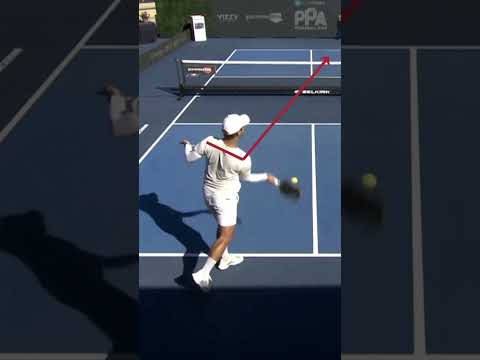 Ben Johns' Pickleball Serve - Analyzed Slow Motion