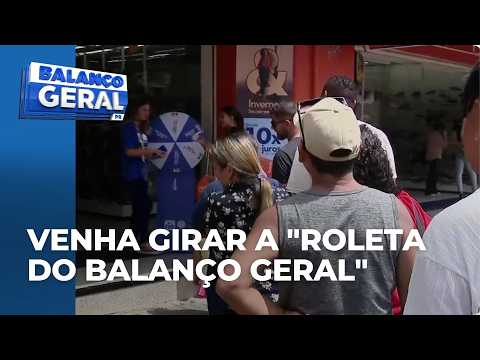 "Roleta do Balanço Geral" em São José dos Pinhais; venha participar