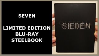 SEVEN (SE7EN) - LIMITED BLU-RAY STEELBOOK UNBOXING - SIEBEN