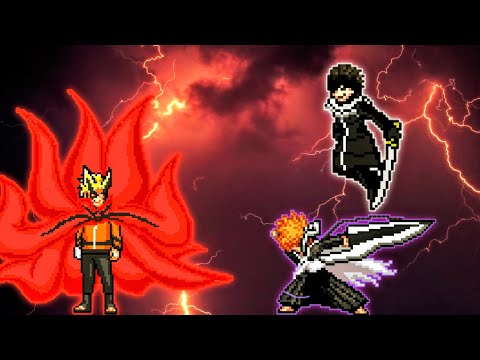 Naruto Baryon Mode V3 OP VS Ichigo TYBW V3 OP edit & Aizen  TYBW V2 OP in Jump Force Mugen