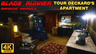 Virtual Tour of Deckard's Apartment | Blade Runner 9732 | 4K