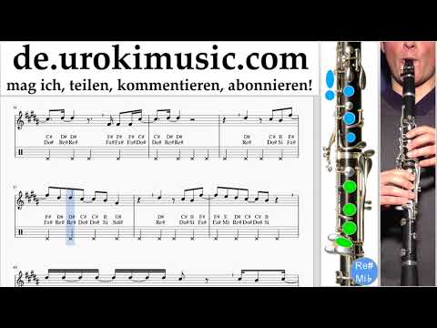 Klarinettenunterricht Shawn Mendes - Youth ft. Khalidе Noten Lernen um-ih995