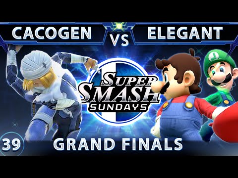SSS 39 - Cacogen (Sheik) Vs Elegant (Luigi/Mario) SSB4 Grand Finals - Smash Wii U - Smash 4