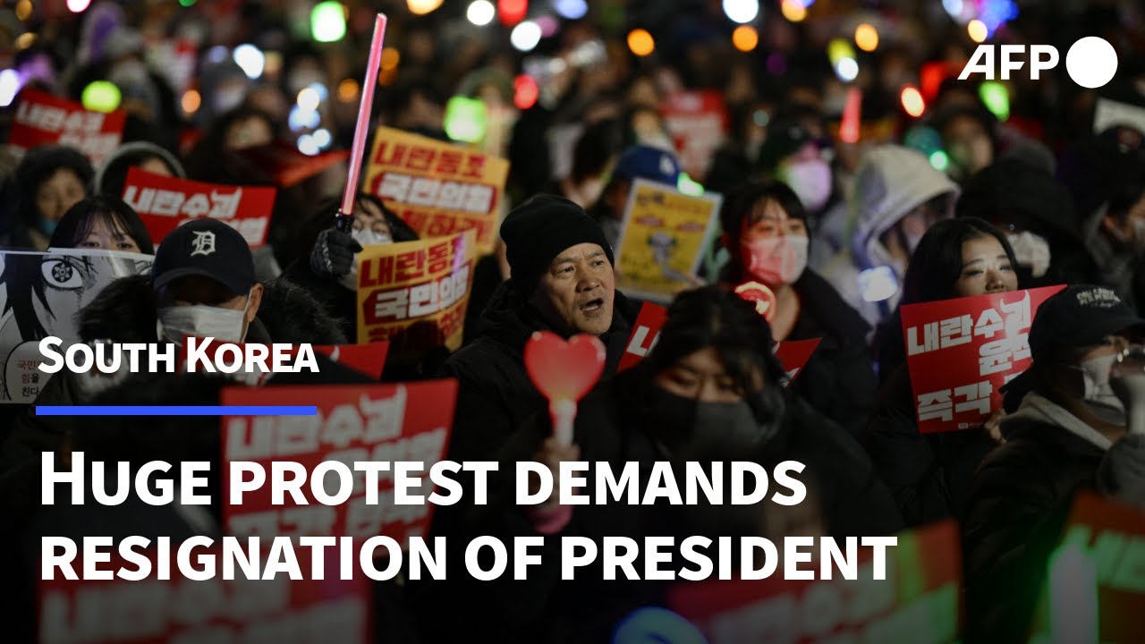 South Koreans protest as President Yoon escapes impeachment over martial law fiasco | AFP