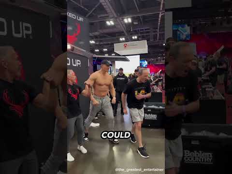 Bodybuilder Prankster Gets Taught a Lesson! (@thegreatestentertainer)