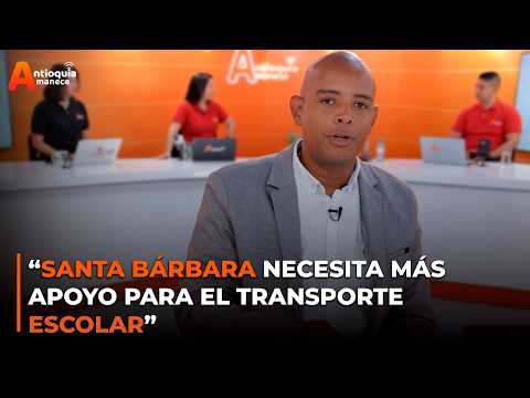 “Santa Bárbara necesita más apoyo para el transporte escolar”: Mateo Rendón