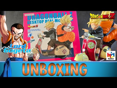 Unboxing – FIGURINE SON GOKU SSJ & SON GOHAN SSJ & BIKE DESKTOP REAL McCOY EX