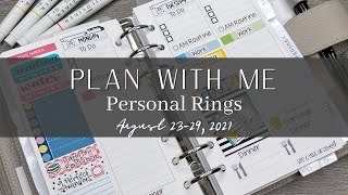 Plan with Me | Personal Rings | August 23-29, 2021 (feat. Moore Avenue) #moterm #personalrings