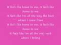 Feels Like Home by Chantal Kreviazuk (lyrics)