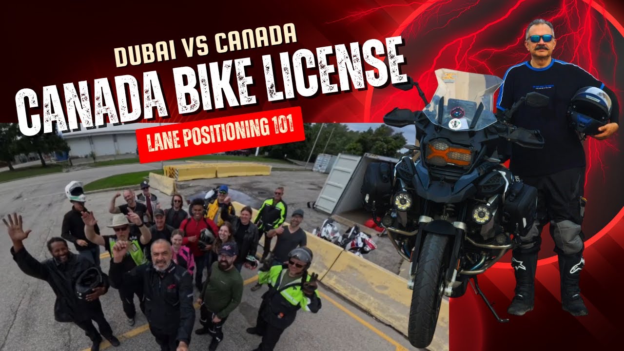 Ontario Motorcycle Licence Explained — My M1 and M2 Journey as a Dubai Rider — watch the ride video