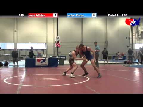 Jesse Jeffries vs. Jordan Pierce at 2013 West Jr. Reg. - GR (High School)