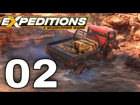 A DESERTED PLANE - Expeditions: A MudRunner Game - Part 2 - GAMEPLAY WALKTHROUGH