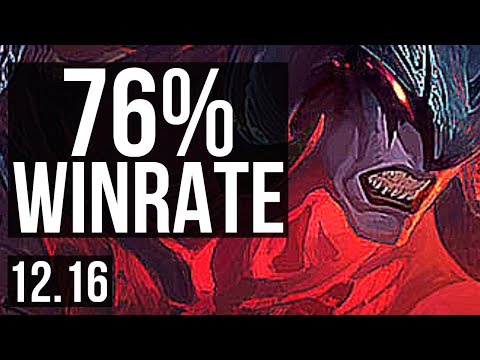 AATROX vs KLED (TOP) | 76% winrate, 13 solo kills, Legendary, 26/5/12 | EUW Master | 12.16