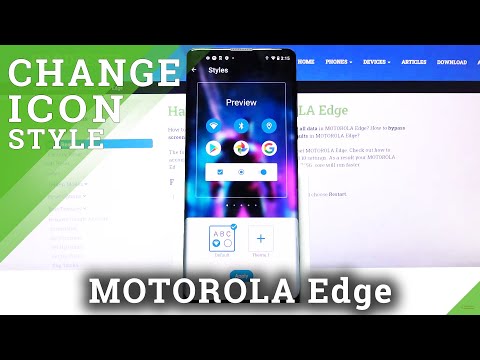 How to Change Icons Style in Motorola Edge – Change Icons Look