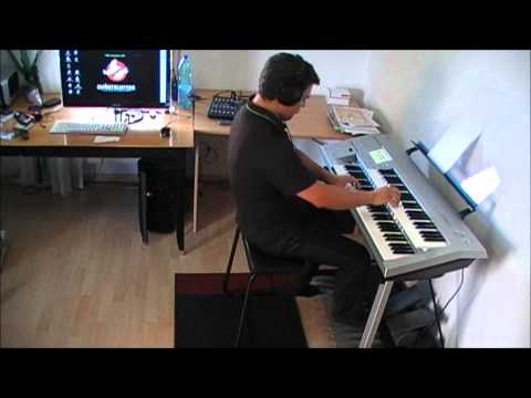 Marco Cerbella plays the GHOSTBUSTERS Theme, Ray Parker Jr. (D-Deck, Electone)