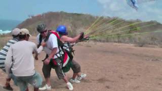 preview picture of video 'Davids Paragliding Tandem Takeoff'
