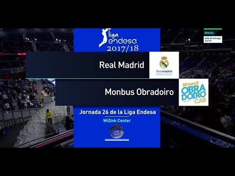 L.ACB 17/18 J26 Real Madrid CF Vs Monbus Obradoiro CAB
