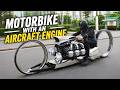 TMC DUMONT Motorcycle With An Airplane Engine