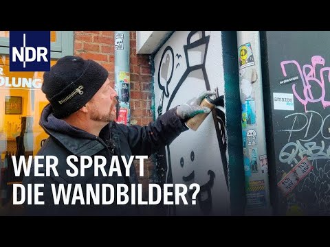 Streetart auf St. Pauli: Unterwegs mit Künstler Rebelzer | Die Nordreportage | NDR Doku
