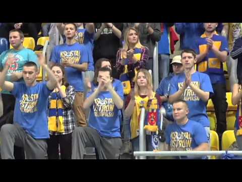 Świetna atmosfera w trakcie meczu BM Slam Stal - WKS Śląsk Wrocław