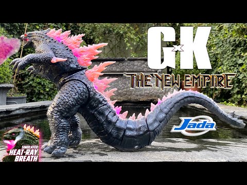 The ULTIMATE Godzilla EVER?! Jada Toys THE NEW EMPIRE Godzilla X Kong RC HEAT-RAY BREATH Figure