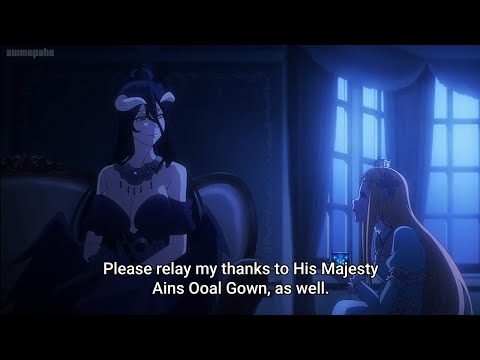 Albedo Secretly meets Princess Renner | Overlord season 4 episode 2