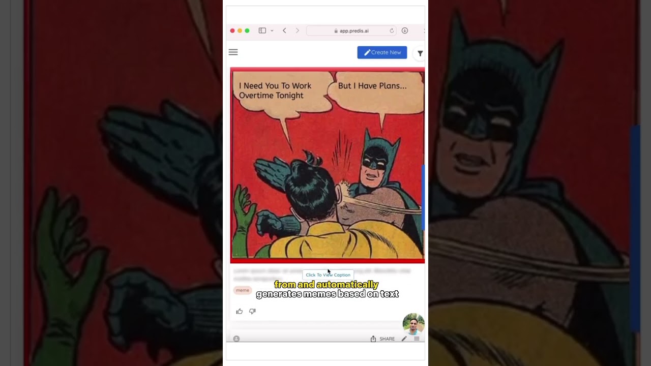 Generate viral posts Check out Predis.ai https://predis.ai/free-ai-tools/ai-meme-generator