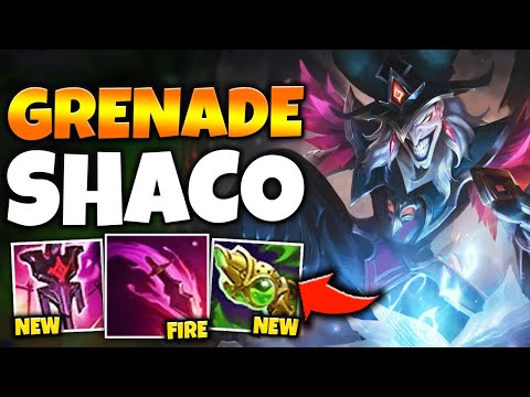 THIS NEW ITEM MAKES SHACO THROW EXPLOSIVE KNIVES! SHACO SUPPORT IS BROKEN - League of Legends