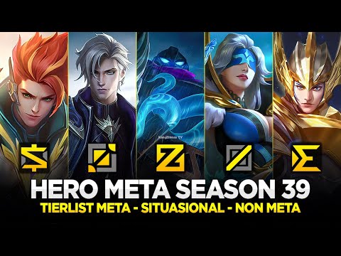 HERO META PUSH RANK TERBAIK SEASON 39 | Solo Rank Auto Winstreak!