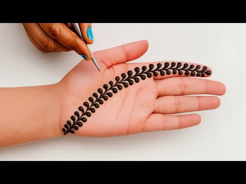 Bel wali mehandi lagane ka sabse asaan tarika | new simple easy mehndi design | mehendi designs 