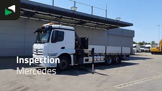 Купить бортовой грузовик Mercedes-Benz Actros 2540 6X2 Palfinger PK19.001 SLD Crane Kran Lift+Steering - Изображение 4 | Autoline UA Бортовой грузовик Mercedes-Benz Actros 2540 6X2 Palfinger PK19.001 SLD Crane Kran Lift+Steering | Изображение 4 - Autoline