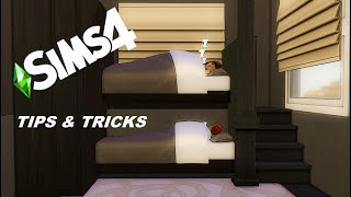 The sims 4 |Tips & tricks | BUNK BED?| NO CC