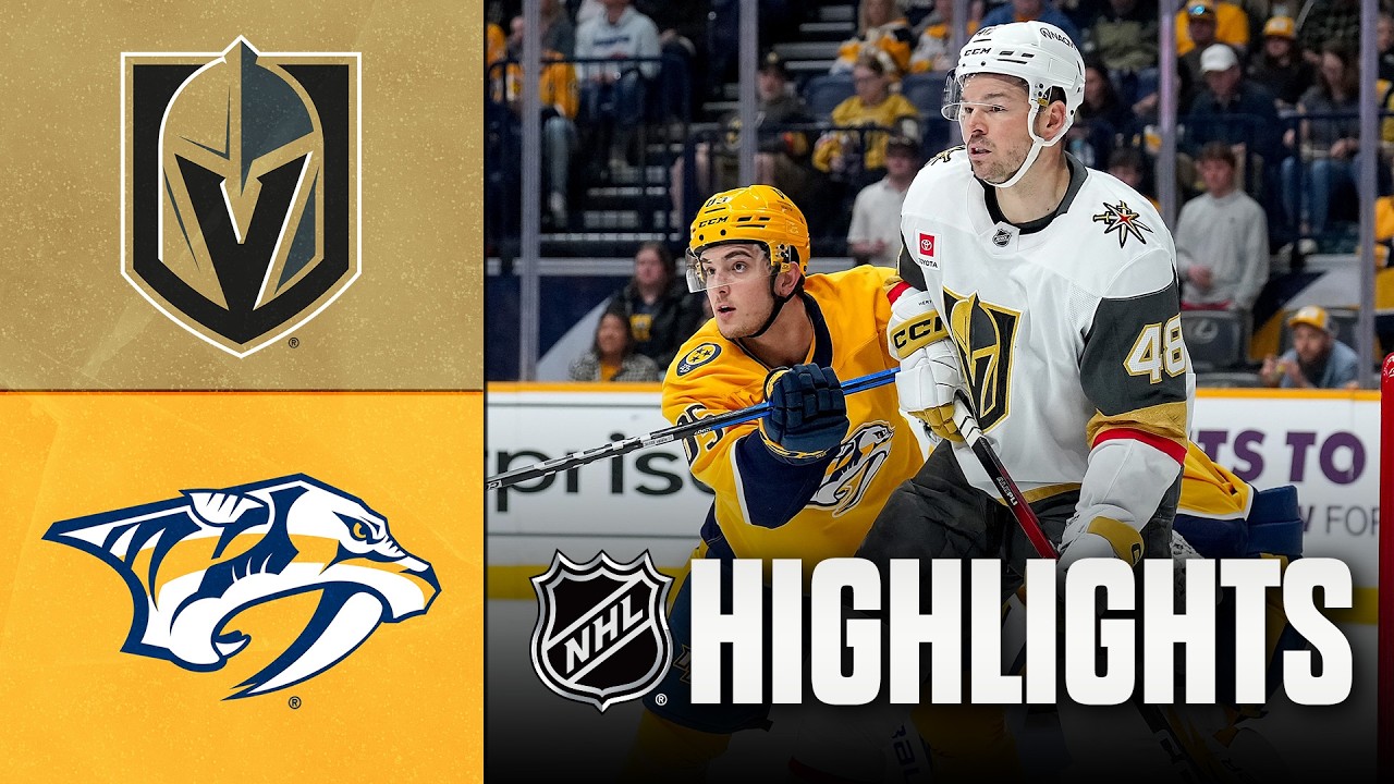 Golden Knights vs. Predators | NHL Highlights | March 21, 2026