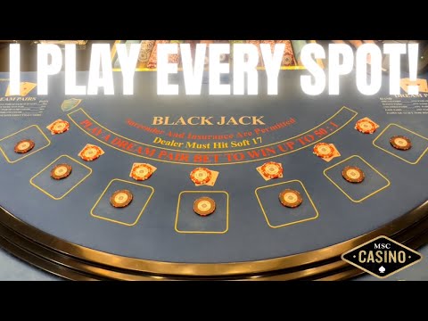 I PLAY EVERY SPOT! #blackjack