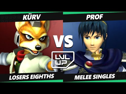 LVL UP EXPO 2023 Top 8 - prof (Marth) Vs. Kürv (Fox) SSBM Melee Tournament