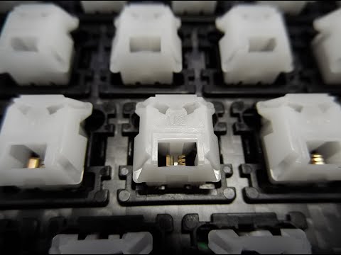 60% Space invader(Hi-tek 725) custom keyboard typing demo