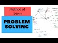 How to solve truss problems using Joint Method, Our way