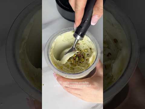 Ninja Creami Pistachio Protein Gelato #ninjacreamirecipes