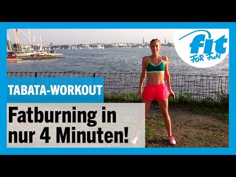 TABATA workout in 4 minutes: Fat burning guaranteed 🔥