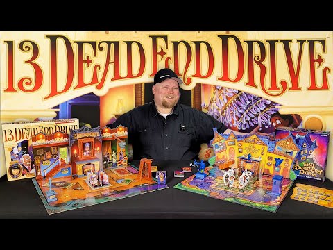 13 Dead End Drive vs. 1313 Dead End Drive - Retro Board Game Review - Winning Moves vs. Parker Bros.