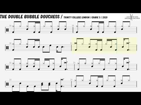 The Double Bubble Douchess - Trinity Drums 2020 Grade 3
