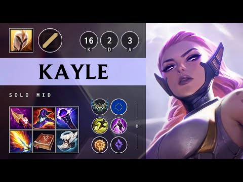 Kayle Mid vs Ekko - EUW Challenger Patch 25.08